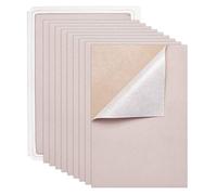 BENECREAT 20PCS Fogli Velluto Adesivo (Avorio) Tessuto Retro Adesivo di Appiccicoso A4(21x30cm) Multiuso,Resistenti all'Acqua Adatto per Mobili Artigianali e Protettivi,Halloween Christmas