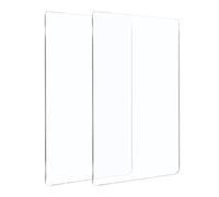 BENECREAT 2pcs 19,5 x 15 cm in Acrilico, Fustella Rettangolare Trasparente per Punzonatura, Spessore 3 mm