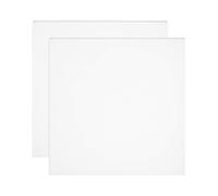 BENECREAT 2PCS Lastra in Gomma Siliconica Bianca 200x200x2mm Guarnizione Resistente Alle Alte Temperature, Utilizzata per Realizzare Guarnizioni e Tenute