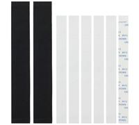 BENECREAT 2Set Fascia Antisudore con Berretti Neri, Cappello con Fodera e 20 Adesivo Bifacciale, Fodera Protettiva per Cappellini da Golf, Cappellini da Baseball