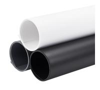 BENECREAT 3 pezzo Blocco di Carta per Album In PVC Da, Sfondi In PVC Da 40x100 cm per Album di Ritagli Fai Da Te, Biglietti D'Auguri, Carta di Sfondo, Colori Misti, 0.5 mm di Spessore