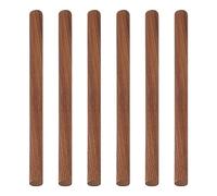 BENECREAT 3 PZ 30 cm X 18 mm Bastoncini di Tassello di Noce Bastoncini di Artigianato di Legno Rotondi Non Finiti per Artigianato O Arazzo Intrecciato Fai da Te
