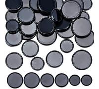 BENECREAT 33 dischi di rilegatura per libri, dischi di espansione in plastica ABS di 3 dimensioni, dischi di espansione in plastica per notebook fai da te e opere d'arte,Diametro interno: 1,55~2,4 mm
