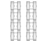 BENECREAT 4 paio di Mostrine da Capitano, Spilla Da 26x26mm Personalizzata In Lega con Finitura Argento, per Uniforme Militare Della Polizia, per Cursori con Insegne Della Polizia, Abiti Da Cosplay
