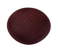 BENECREAT 4 Pezzi Base per Copricapo Rotonda Rosso Scuro, Base per Cappelli da Modista da 12.8 cm per la Realizzazione Fai da Te di Copricapi per Matrimoni