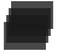 BENECREAT 4 pz Fogli di Pellicola Polarizzata, Polarizzatore Adesivo Rettangolare Da 30x20cm Lineare, Filtro Polarizzatore PET per La Riparazione Dello Schermo LCD, Didattica Della Fisica