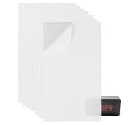 BENECREAT 7 fogli Adesivi per Bloccare La Luce LED, Filtri Luminosi Adesivi Bianchi Da 22x12.7cm, 10~40% Fogli di Oscuramento Della Luce per L'Elettronica, Decoder Via Cavo, Tenere Sotto Controllo