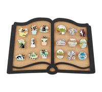 BENECREAT Bacheca in sughero, bacheca in sughero, 2 cm di spessore, da parete, per riporre spille, decorazione per ufficio, casa e scuola, 27,9 x 17,8 cm