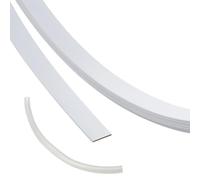 BENECREAT Disossatura per Corsetto in Acciaio per Molle Bianco da 5 m Stecca per Corsetto da 10 mm Stecca in Acciaio Rivestito in Plastica per Cucito Abito da Sposa Corsetto Artigianato