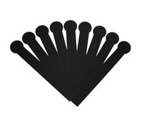 BENECREAT Divisori per Libri Da Biblioteca 300×50mm, 36 divisori Neri per Fumetti, Segnalibro per Scaffali di Biblioteca per La Casa, Biblioteca, Mostra Espositiva, Forniture per Insegnanti