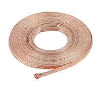 BENECREAT Filo di Rame Intrecciato Da 8 m 6 mm A Treccia Piatto di Messa A Terra Schermatura Espandibile per Schermare La Messa A Terra Del Segnale, 1 mm di Spessore