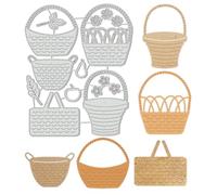 BENECREAT Fustelle per Cestini di Vimini, Strumento per Goffratura In Acciaio Al Carbonio, Fustelle, Modelli In Metallo per Fai Da Te, Scrapbooking, Album Fotografici, Goffratura Decorativa