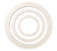 BENECREAT Kit Telaio per Tessitura In Legno di 3 misura, Telaio per Tessitura Fai-Da-Te A Forma di Ingranaggio Rotondo Da 13/20/28 cm per Appendere Decorazioni Artigianali A Maglia,5mm di Spessore