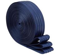 BENECREAT Nastro Grosgrain Antiscivolo In Poliestere Da 9.14 m, Nastro Grosgrain Blu Scuro Da 25mm con Antiscivolo In Silicone per Progetti di Cucito di Indumenti