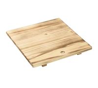 BENECREAT Pannello in Argilla Pannello in Legno, ASSE per Asciugare L'Argilla Ceramica Quadrata, Tavola per L'Essiccazione Dell'Argilla Marrone Chiaro per Modellare e Intagliare,24x24cm