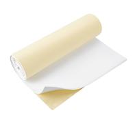 BENECREAT Rotolo di Schiuma autoadesiva 2 m x 40 cm x 4 mm, Striscia anticollisione in Eva Bianca, Supporto Adesivo per lavori manuali, Fai da Te, Protezione Angoli mobili