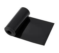 BENECREAT Tende A Strisce In PVC Nero Da 2 m, Tenda Impermeabile per Porta Da 18.3cm di Larghezza per Congelatori Walk-In, Casa per Animali Domestici, Sportello per Cuccia per Cani, 1.5mm di Spessore