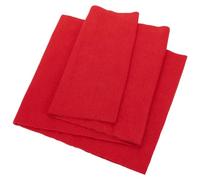 BENECREAT Tessuto a maglia a costine grande rosso con fibra elastica elastica, polsini a costine intrecciati per magliette Patchwork, giacche, abiti e lavori di cucito fai da te, 22x63x0.25 cm