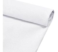 BENECREAT Tessuto di Cotone per Punto Croce 9CT, Tessuto Aida Bianco per Punto Croce Da 1x1.5 m per Ricamo Artigianale, Cucito A Mano, Artigianato Fai Da Te