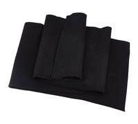 BENECREAT Tessuto In Maglia A Coste Nere, Materiale di Finitura per Fasce per Colletto Da 100 cm X 20 cm per Cintura, Polsini per Estensione Della Giacca, Cucitura, 1.4 mm di Spessore