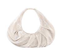 Benedetta Bruzziches - Borsa a mano in maglia di champagne - - Bags - Donna - Bianco - ONE SIZE