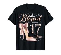 Benedetta da Dio per il 17° compleanno della regina della festa di 17 anni Maglietta
