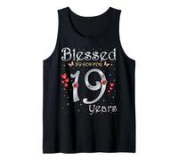 Benedetta da Dio per la Regina della Festa del 19° Compleanno di 19 Anni Canotta