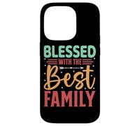 Benedetto con le migliori parole che ispirano la famiglia Custodia per iPhone 14 Pro