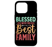 Benedetto con le migliori parole che ispirano la famiglia Custodia per iPhone 16 Pro