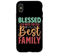 Benedetto con le migliori parole che ispirano la famiglia Custodia per iPhone X/XS