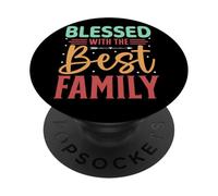 Benedetto con le migliori parole che ispirano la famiglia PopSockets PopGrip Adesivo