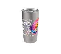 Benedetto da Dio Amato da Gesù Spirito Santo Cristo Farfalla Bicchiere termico in acciaio inox doppia parete