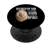 Benedetto da Dio Leone di Giuda Fede Cristiana Studio Bibbia PopSockets PopGrip Adesivo