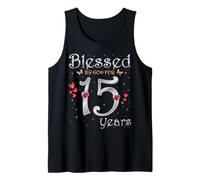 Benedetto da Dio per 15 Anni 15 ° Compleanno Regina Canotta