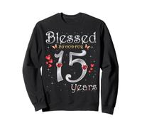 Benedetto da Dio per 15 Anni 15 ° Compleanno Regina Felpa