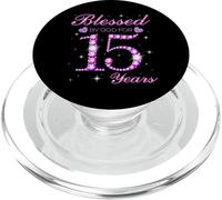 Benedetto da Dio per 15 anni 15 ° festa di compleanno PopSockets PopGrip per MagSafe
