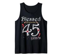 Benedetto da Dio per 45 Anni 45 ° Compleanno Regina Canotta