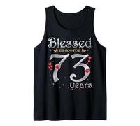 Benedetto da Dio per 73 Anni 73 ° Compleanno Regina Canotta