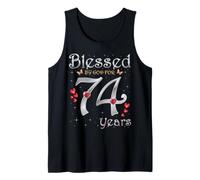 Benedetto da Dio per 74 Anni 74 ° Compleanno Regina Canotta