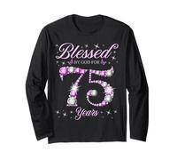 Benedetto da Dio per 75 anni 75 ° compleanno B-Day Party Maglia a Manica