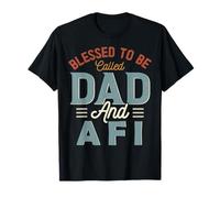 Benedetto di Essere Chiamato papà e AFI Retro Fathers Day Maglietta