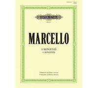 Benedetto Marce 6 Sonatas for Cello and Continuo: Continuo Realized (Tascabile)