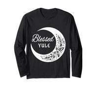 Benedetto Yule Pagan Holiday Solstizio d'inverno Felice Yuletide Maglia a Manica