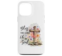 Benedici il Signore Oh My Soul Crossflowers Custodia per iPhone 13 Pro Max