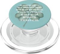 Benedizione irlandese Possa la strada salire per incontrarti Preghiera gaelica PopSockets PopGrip per MagSafe