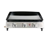 BENEFFITO Cucina - Gas Plancha II - Acciaio Laminato a Freddo smaltato - Bruciatori in Acciaio Inox - Cottura omogenea e gustosa - 3 fuochi 7,5 KW