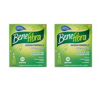 Benefibra Integratore Alimentare di Fibre Vegetali Equilibrio Flora Intestinale, Intestino Pigro e Irritabile 28 Bustine (Confezione da 2)