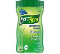 Benefibra, Integratore alimentare di Fibra, per l’equilibrio della flora intestinale, senza sapore, 155gr
