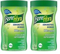 Benefibra Polvere Integratore Alimentare di Fibre Vegetali Equilibrio Flora Intestinale Intestino Pigro e Irritabile 155 g (Confezione da 2)