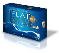 Benefit - FLAT GOLD PLUS, Integratore Alimentare Pancia Piatta, per Gonfiori Addominali, Favorisce la Digestione, il Transito e l'eliminazione Gas Intestinali, Fabbricato in Italia, 24 Compresse